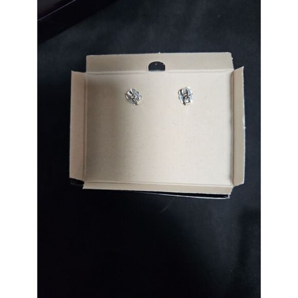 Striking Faux Pearl Dangle Snowflake Earrings Avon - Picture 3 of 3